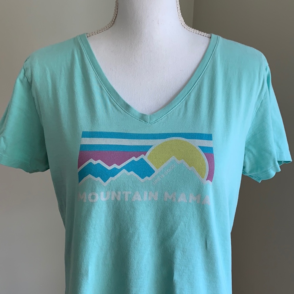 LIFE IS GOOD Mountain Mama Crusher Tee